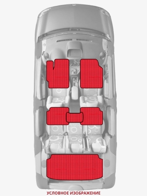 ЭВА коврики «Queen Lux» комплект для Chevrolet Tracker (Trax)
